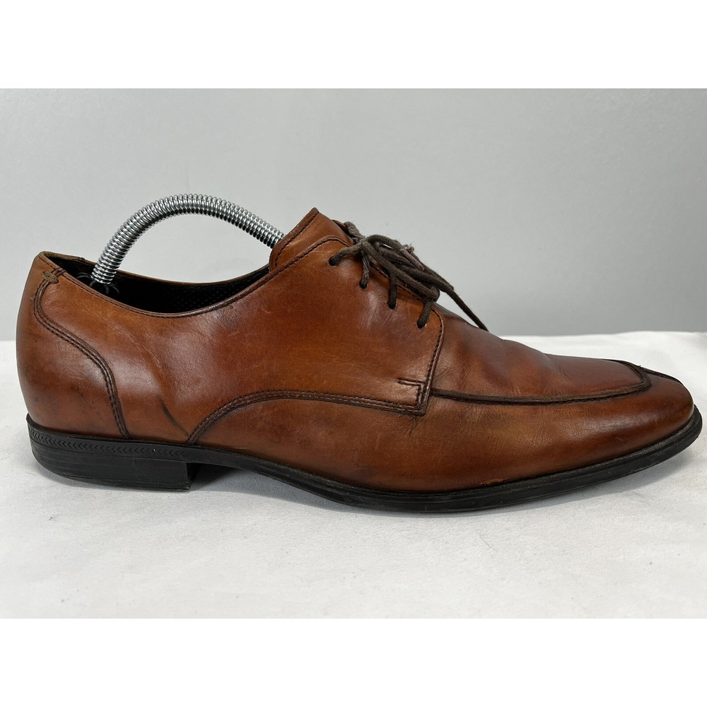 Cole Haan Nikeair Adams Leather Split Toe Oxford Shoes Sz 10 GUC Lace Up Men's